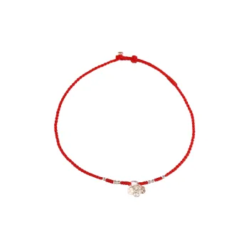 SFER 925 Sterling Silver Anklets Women's