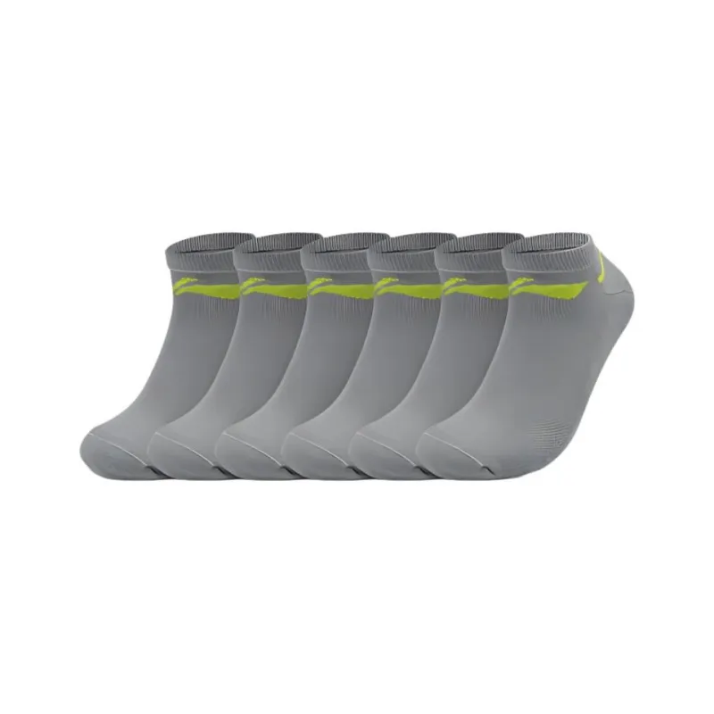 LiNing Ankle Socks Unisex Gray Green-1