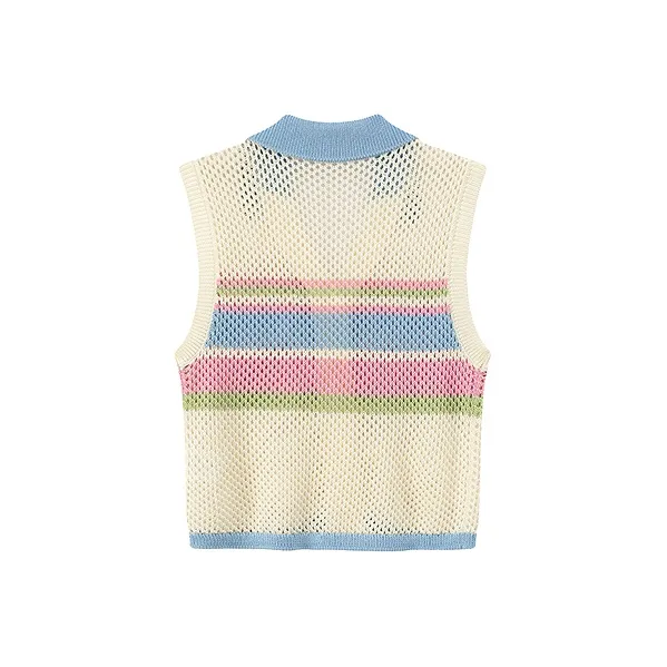 CHUU Vest Women's White Apricot-1