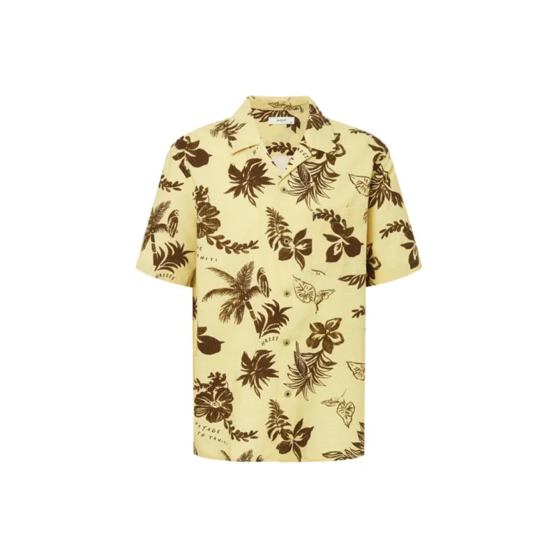 HAZZYS Shirts Men Yellow-0