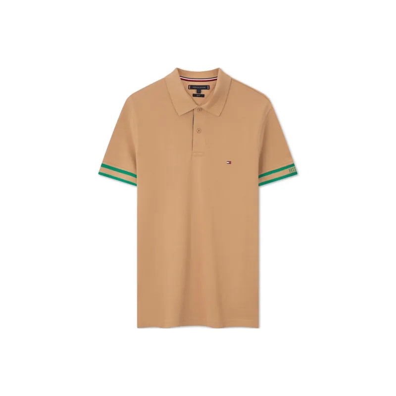 Tommy Hilfiger Polo Shirt Men's Khaki-0