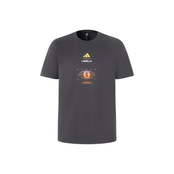 Adidas x LES MILLS T Shirt Unisex Carbon Black