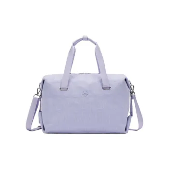 DESCENTE TRAINING Metal Piece Travel Bag Women's Purple