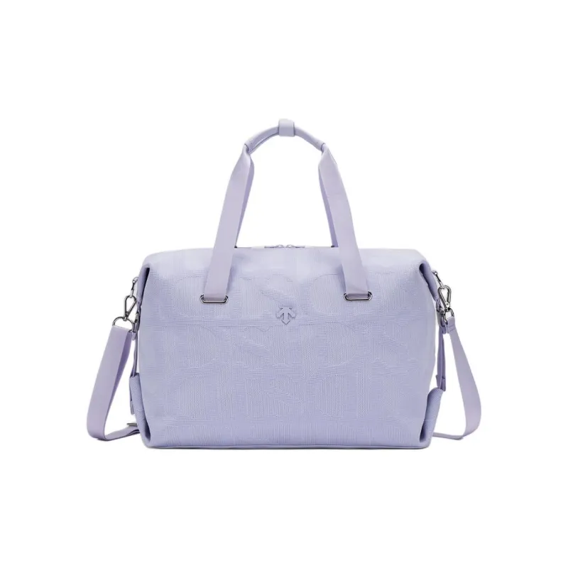 DESCENTE TRAINING Metal Piece Travel Bag Women's Purple-0