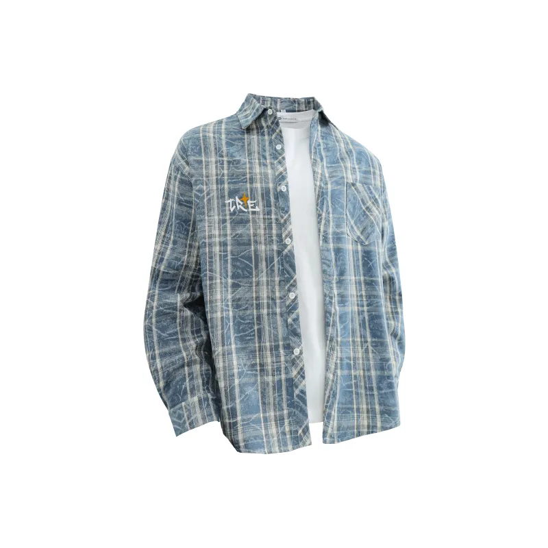 Tre Club Shirt Unisex Washed Blue-0
