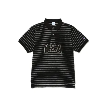 Champion SS24 Polo Shirt Unisex Black