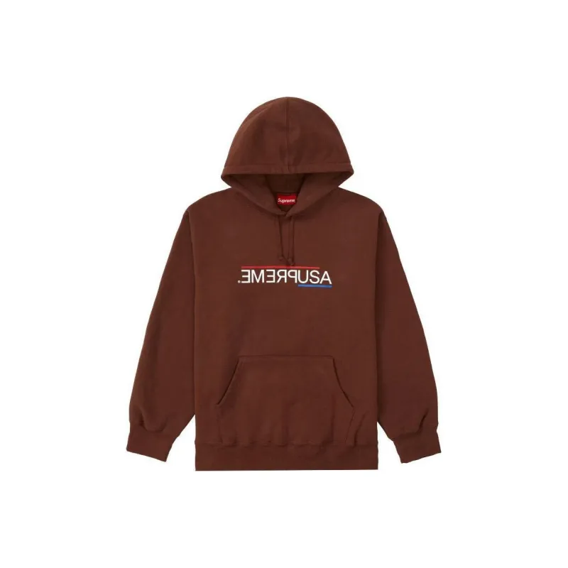 Supreme Usa Hooded Sweatshirt-3