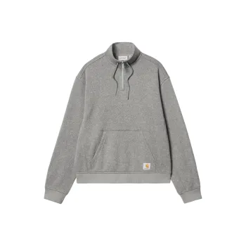 Carhartt WIP FW24 Luther Half Zip Sweat Sweatshirt Men's Gray