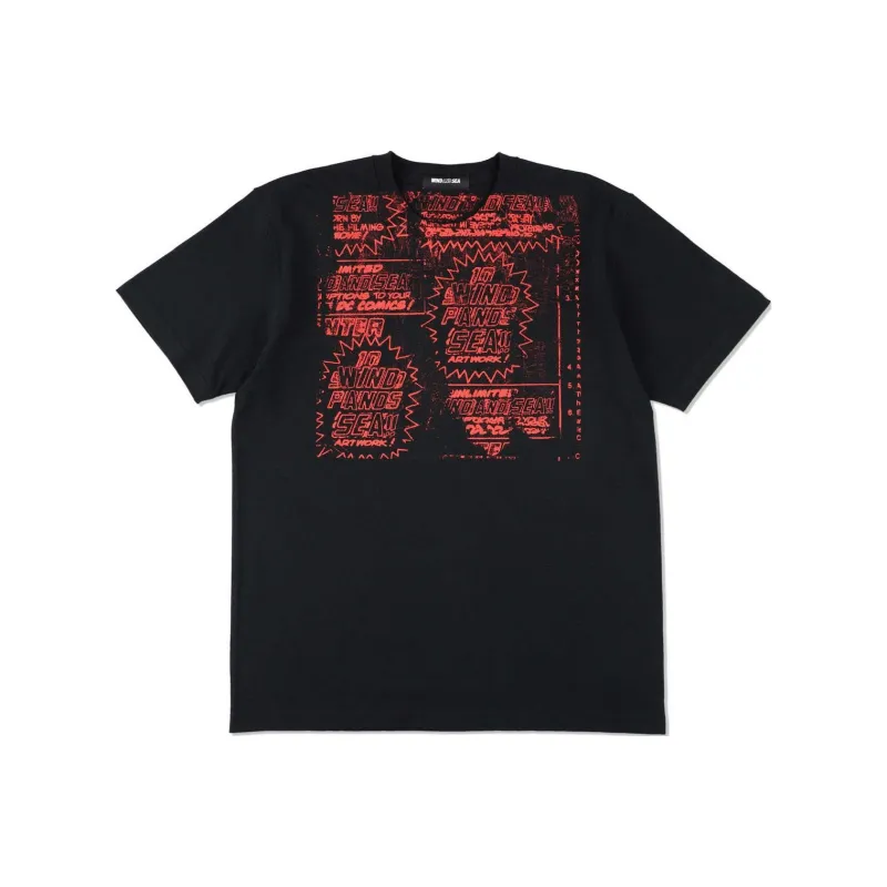 WIND AND SEA x NIIMI HIROKI T-Shirt Unisex Black-0