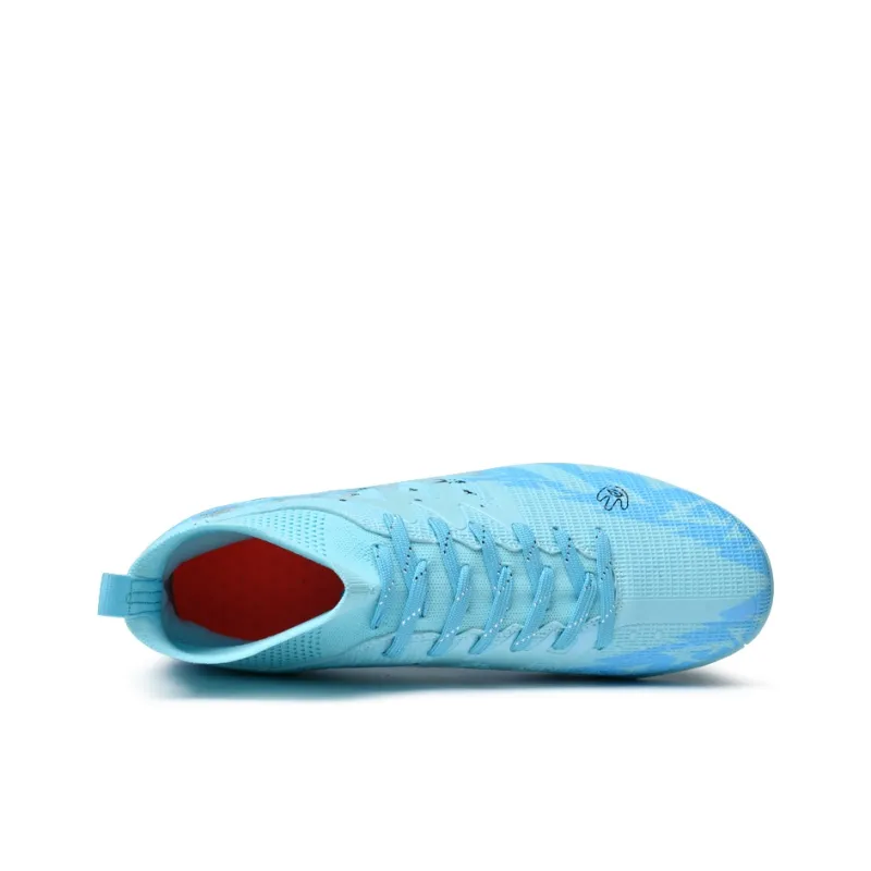 QIUTEXIONG MG Multi Ground Soft Ground, Firm Ground, Artificial Ground Slip Resistant Coverage Soccer Shoes Unisex-3
