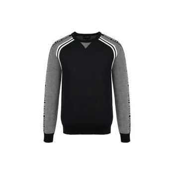 EMPORIO ARMANI Sweaters Men Navy Blue
