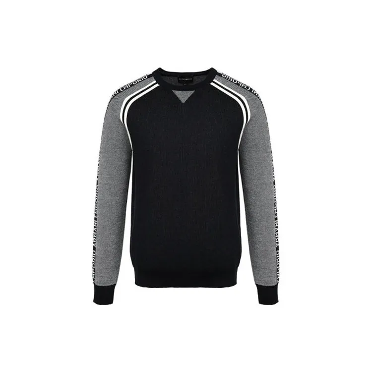 EMPORIO ARMANI Sweaters Men Navy Blue-0
