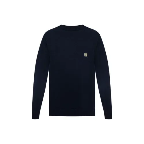 LOEWE FW21 Sweater Men's Dark Blue