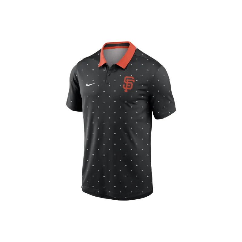 Nike MLB Collaboration San Francisco Giants Polo Shirt San Francisco Giants Men's Black-0