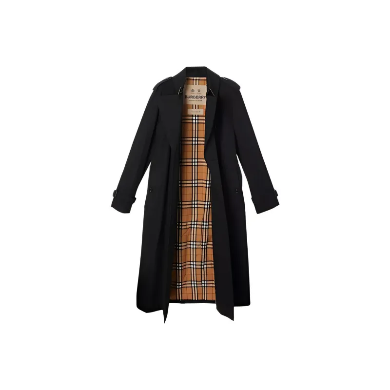 Burberry Double-breasted Gabardine Trench Coat-1