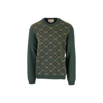 GUCCI Sweaters Men Dark Green
