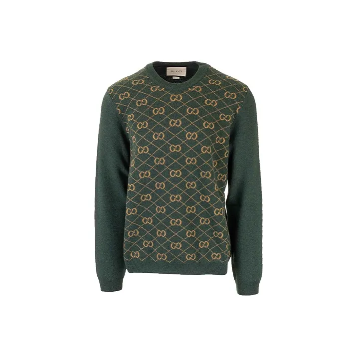 GUCCI Sweaters Men Dark Green-0