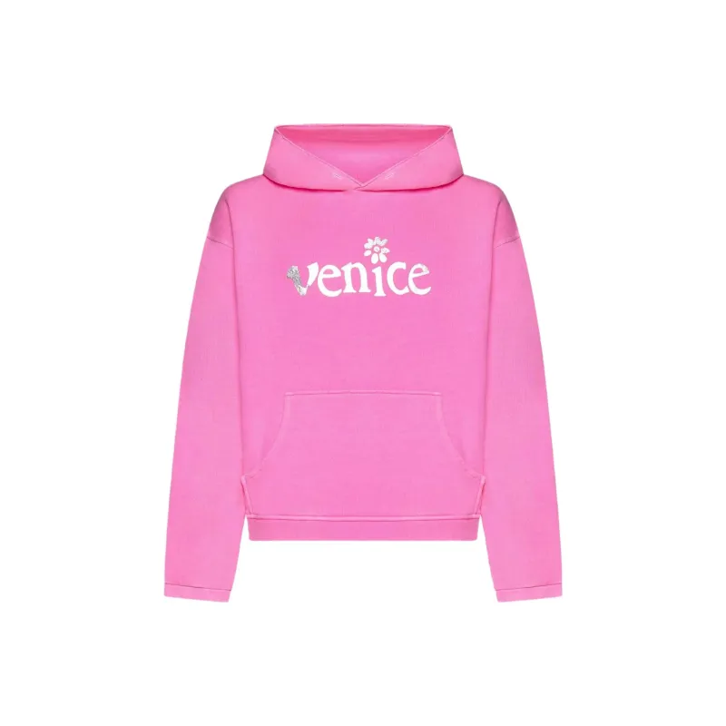 ERL Venice print Cotton Hoodie-0