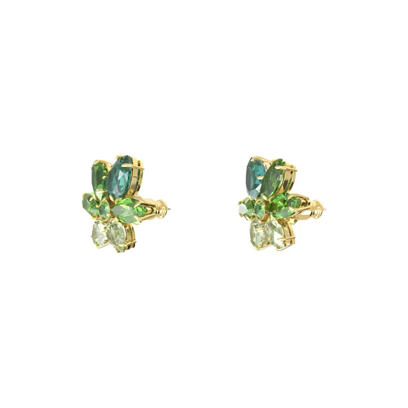Swarovski Gema Flower Stud Earrings-2