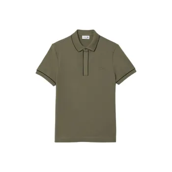 LACOSTE Polo Shirt Men's Khaki Green