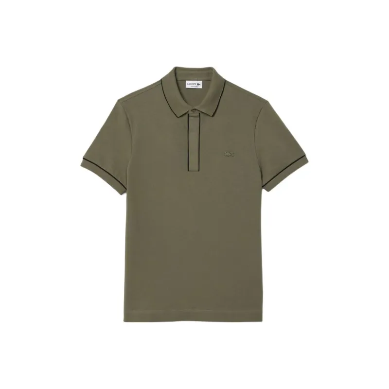 LACOSTE Polo Shirt Men's Khaki Green-0