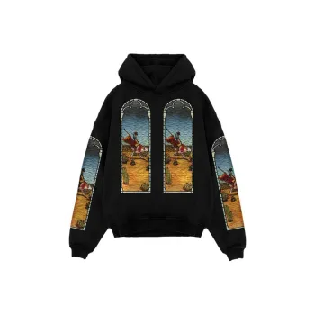 Who Decides War X Est Gee Stained Glass Hoodie