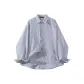 Denim Blue White Stripes