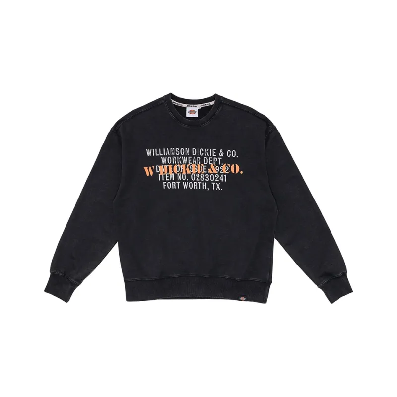 Dickies Sweatshirt, Black DK0A87FTBLK Unisex-0