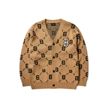 MLB Old Flower Sweaters Unisex Camel