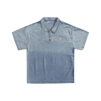 JUCY JUDY Polo Shirt Unisex Blue