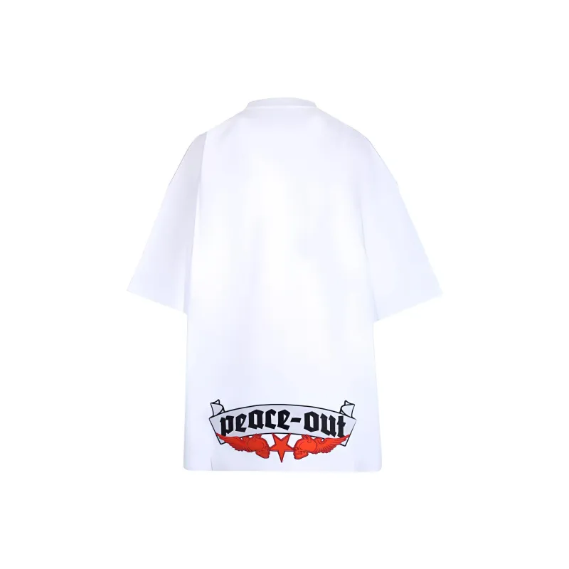 Vetements Devil Wears Vetements Patched T Shirt 'White'-1