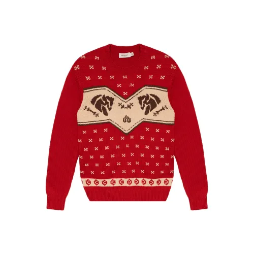 COACH Sweaters Men Red