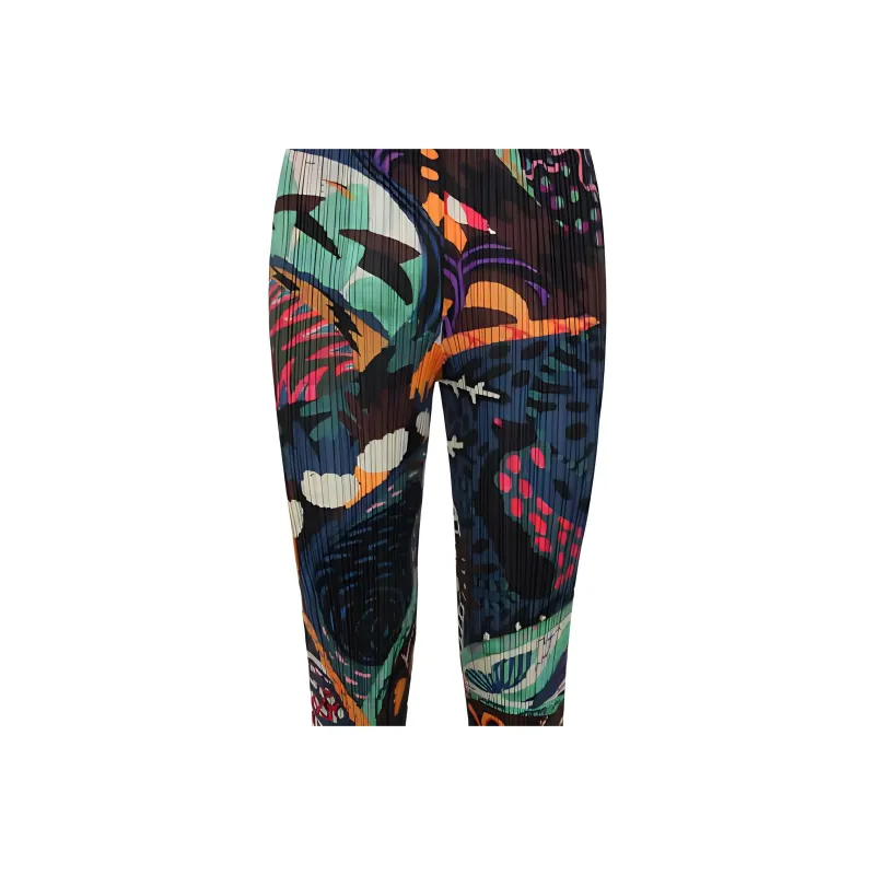 Homme Plissé Issey Miyake Snowrunner Graphic print Pleated Trousers-3