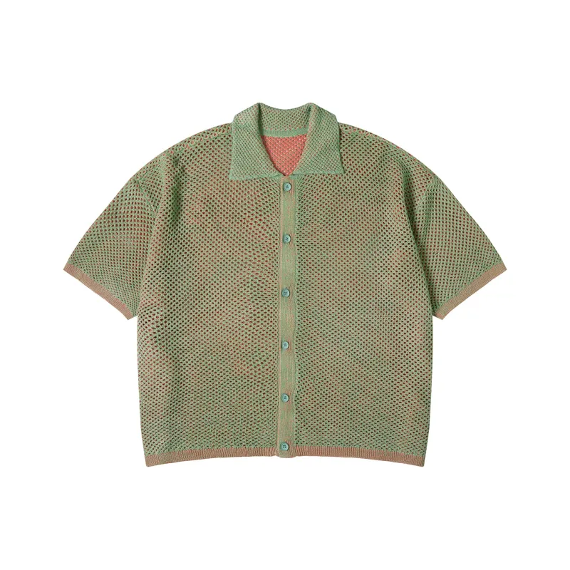 N MAX Shirts Unisex Bunched Green-0