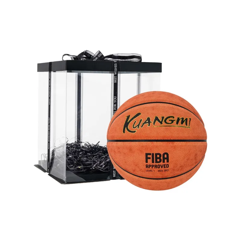 Kuangmi PU Basketball Brown Size 7 Ball Street Training Competition Unisex-34