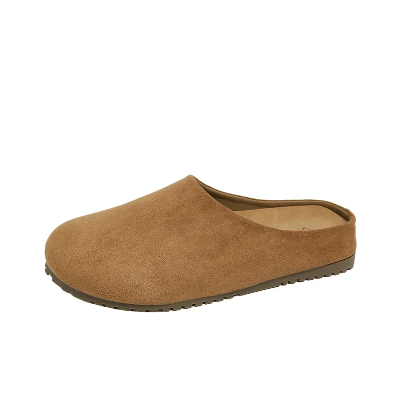 HUANAI Quiet Abrasion Resistant Slip Resistant Closed Toe Slippers Women's-17