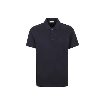 Valentino VLogo Detailed Polo Shirt