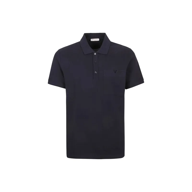 Valentino VLogo Detailed Polo Shirt-0
