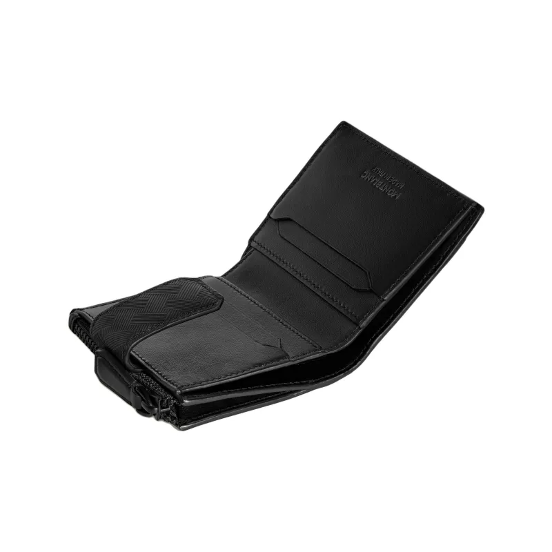 MONTBLANC Extreme 3.0 Cow Leather Card Holder Mini Men's Black & Green-3