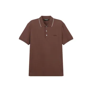 Zegna SS24 Polo Shirt Men's Umber
