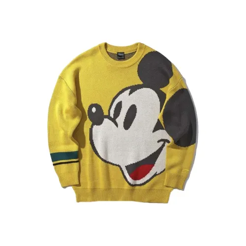 Disney X LINING Sweaters Men Yellow