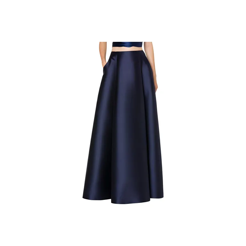 ALBERTA FERRETTI Satin Maxi Dress-2