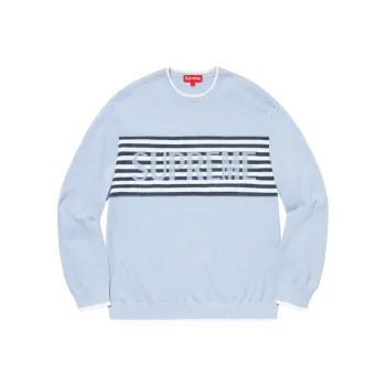 Supreme Chest Stripe Sweater