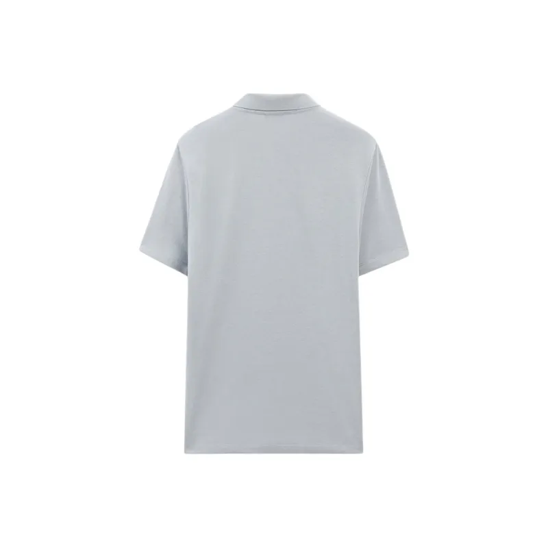 Massimo Dutti Polo Shirt Men's Sky Blue-1
