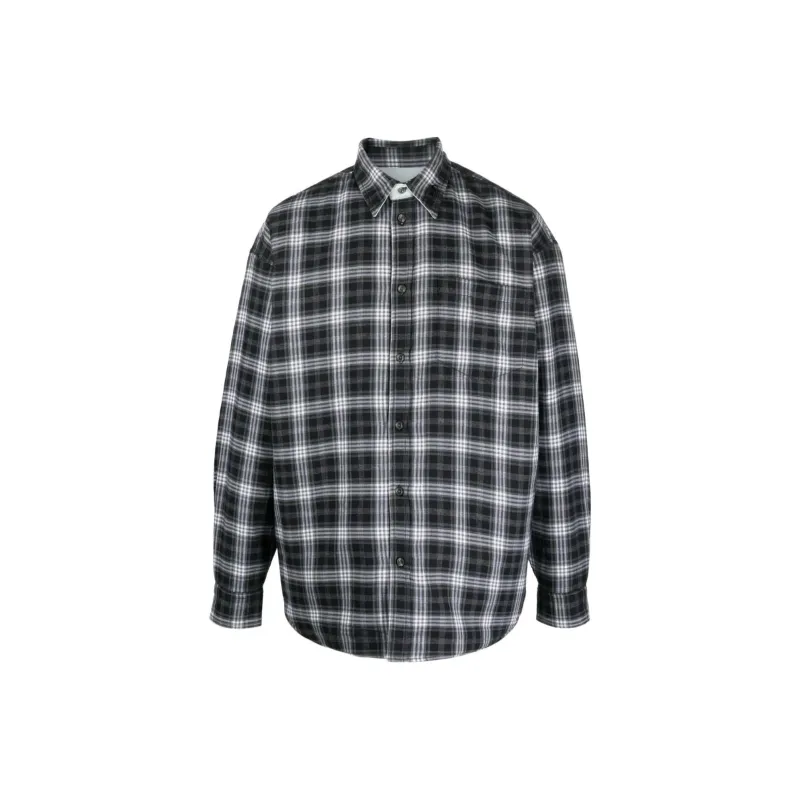DIESEL S Dewny Double Check A Reversible Padded Overshirt-0