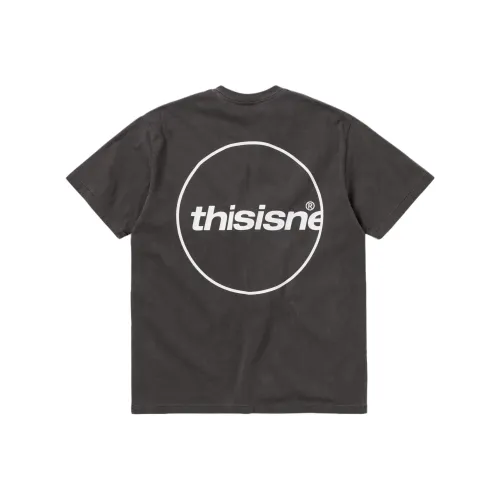 Thisisneverthat SS25 T Shirt Unisex Charcoal Gray