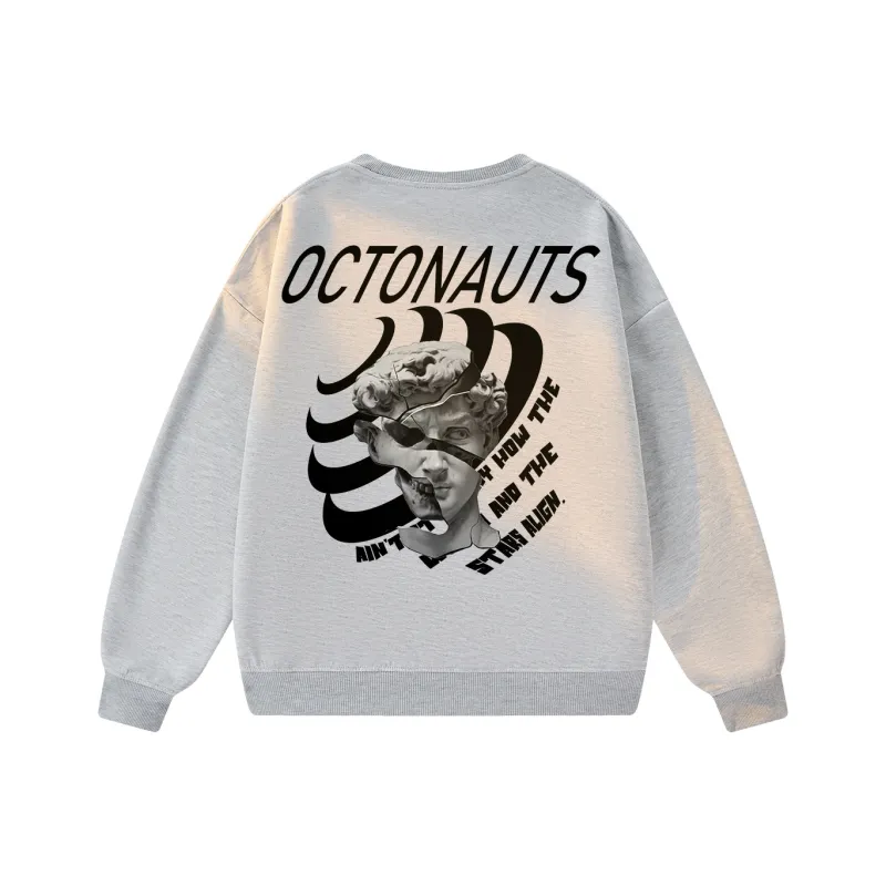 Small Columns Under The Sea Sweatshirt Unisex-16