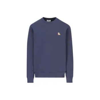 Maison Kitsune Chillax Fox Patch Crewneck Sweatshirt