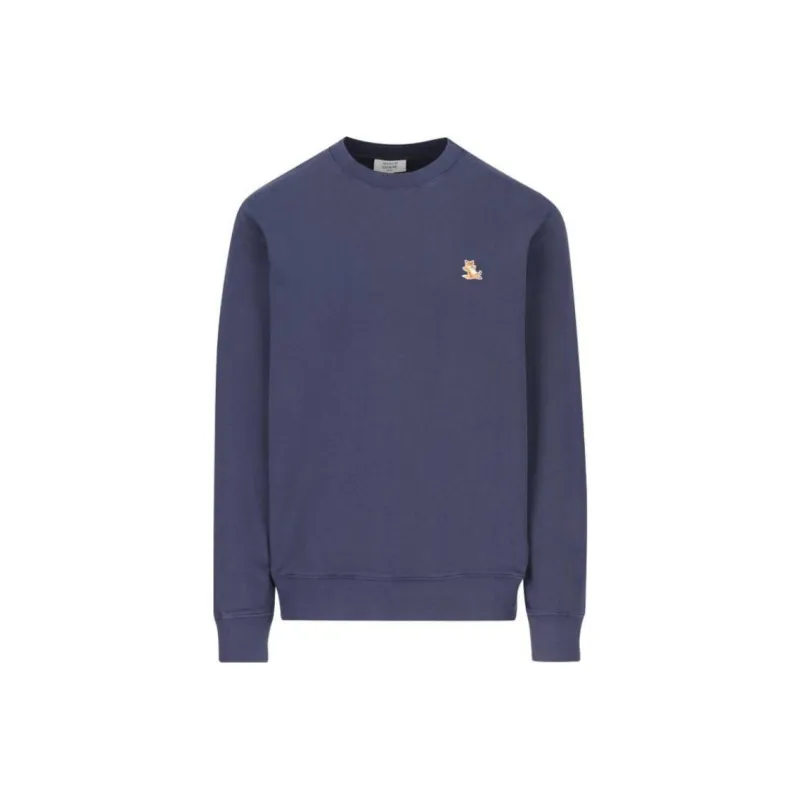 Maison Kitsune Chillax Fox Patch Crewneck Sweatshirt-0