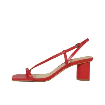 Schutz Heloise One Strap Sandals 6.5cm Women's Red